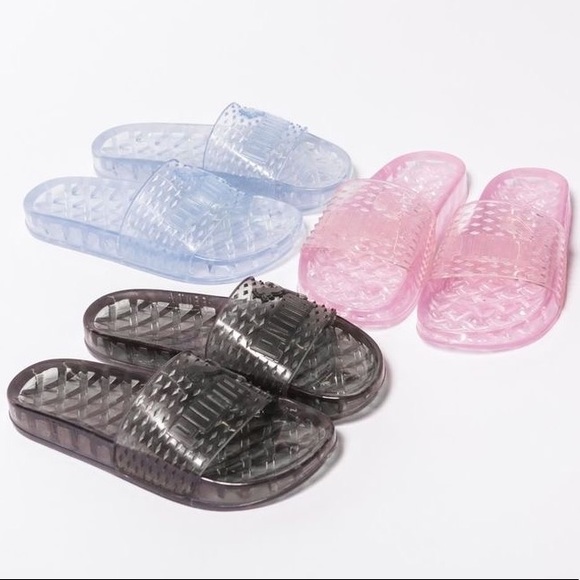 rihanna jelly slides